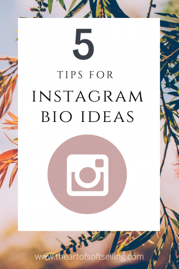 How To Write The Perfect Business Instagram Bio - The Art Of Soft Selling