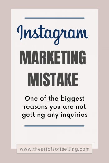 Instagram Marketing Mistake